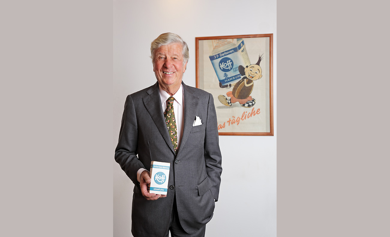 Albert Darboven mit Koff